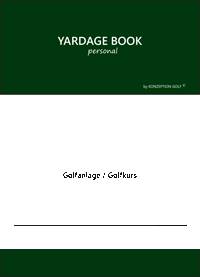 Golf Yardagebook